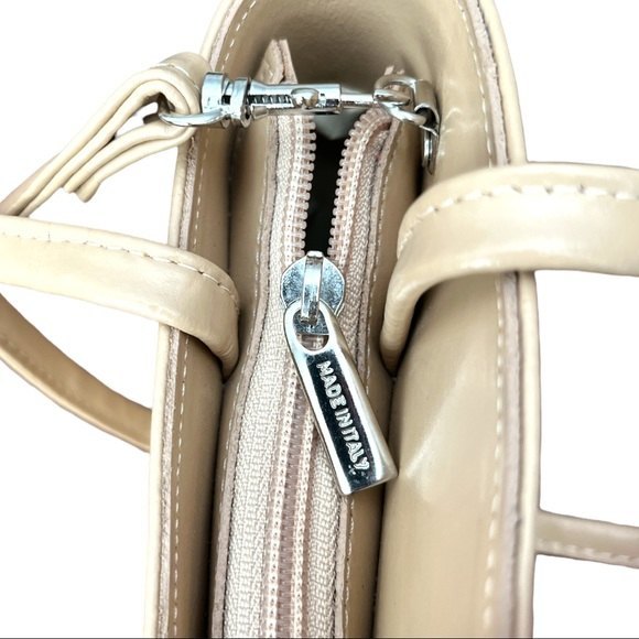 Vintage Italian Leather Asymmetrical Structured Purse Concetta Pane - Picture 7 of 7